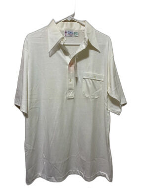 Vintage Contoure international Durene mercerized cotton polo shirt men’s xl NWT
